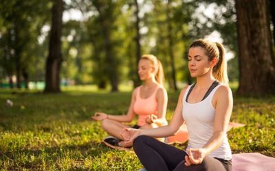Tuesday Night Yoga in June at Shafer Park, 5:30! Free!