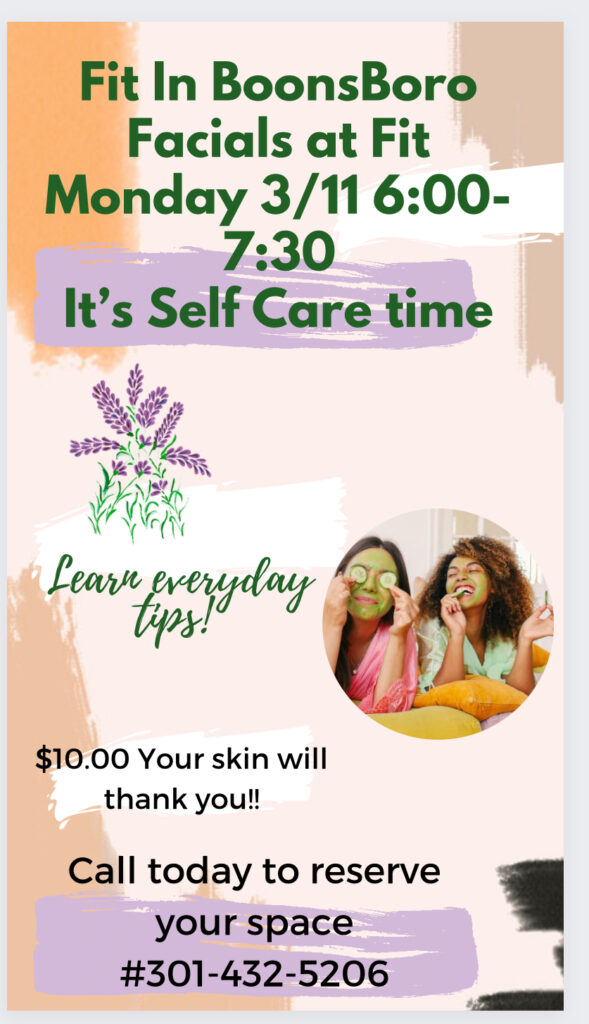 Facials at Fit info
