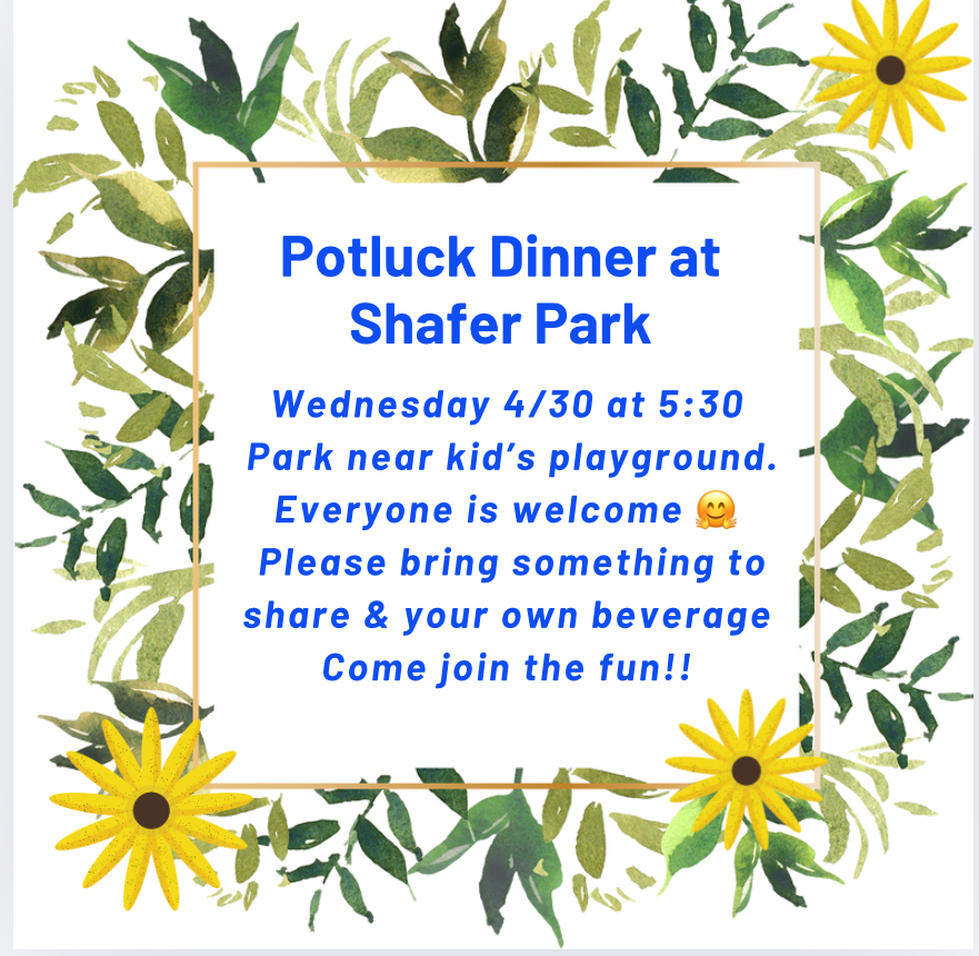 Potluck at Shafer Park