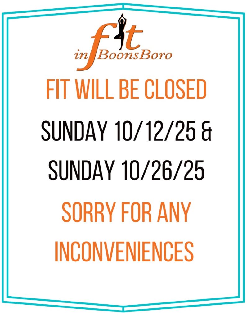 Fit Closed 12/26th